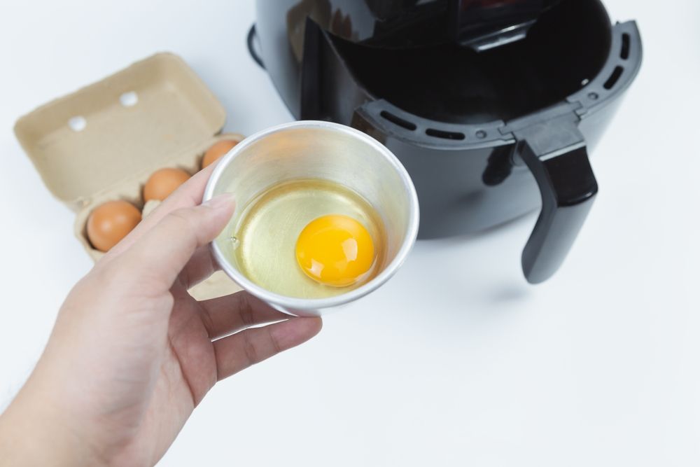 Recept på stekt ägg i airfryer